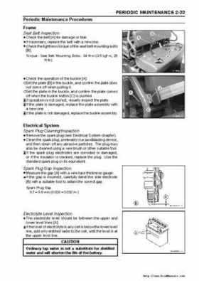 2005 Kawasaki KAF400 Mule 600 and Mule 610 4x4 Service Manual, Page 52