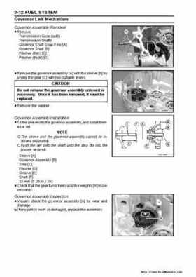 2005 Kawasaki KAF400 Mule 600 and Mule 610 4x4 Service Manual, Page 68