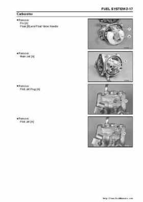 2005 Kawasaki KAF400 Mule 600 and Mule 610 4x4 Service Manual, Page 73