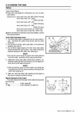 2005 Kawasaki KAF400 Mule 600 and Mule 610 4x4 Service Manual, Page 94