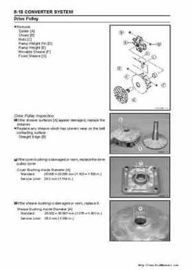2005 Kawasaki KAF400 Mule 600 and Mule 610 4x4 Service Manual, Page 118