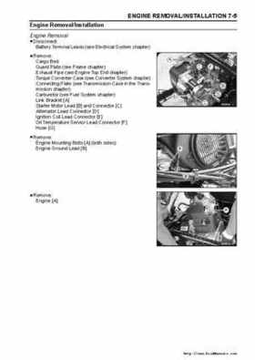 2005 Kawasaki KAF400 Mule 600 and Mule 610 4x4 Service Manual, Page 144