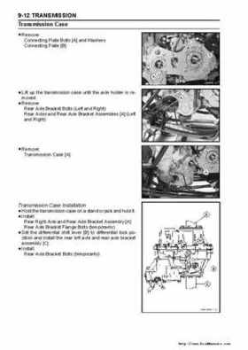 2005 Kawasaki KAF400 Mule 600 and Mule 610 4x4 Service Manual, Page 181