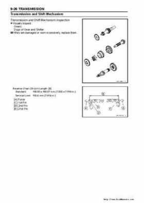 2005 Kawasaki KAF400 Mule 600 and Mule 610 4x4 Service Manual, Page 195