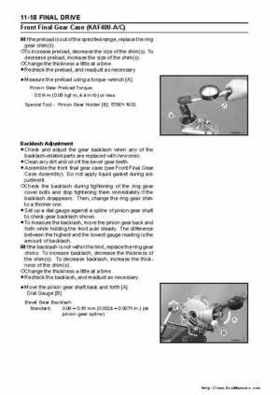 2005 Kawasaki KAF400 Mule 600 and Mule 610 4x4 Service Manual, Page 235