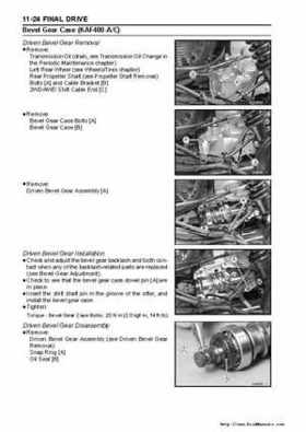 2005 Kawasaki KAF400 Mule 600 and Mule 610 4x4 Service Manual, Page 241
