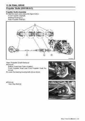 2005 Kawasaki KAF400 Mule 600 and Mule 610 4x4 Service Manual, Page 251