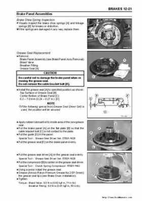 2005 Kawasaki KAF400 Mule 600 and Mule 610 4x4 Service Manual, Page 283