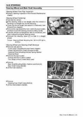 2005 Kawasaki KAF400 Mule 600 and Mule 610 4x4 Service Manual, Page 302