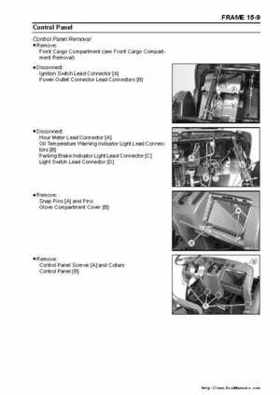 2005 Kawasaki KAF400 Mule 600 and Mule 610 4x4 Service Manual, Page 317
