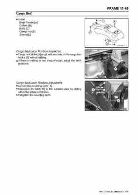 2005 Kawasaki KAF400 Mule 600 and Mule 610 4x4 Service Manual, Page 323