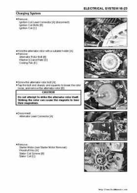 2005 Kawasaki KAF400 Mule 600 and Mule 610 4x4 Service Manual, Page 353