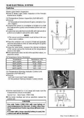 2005 Kawasaki KAF400 Mule 600 and Mule 610 4x4 Service Manual, Page 378