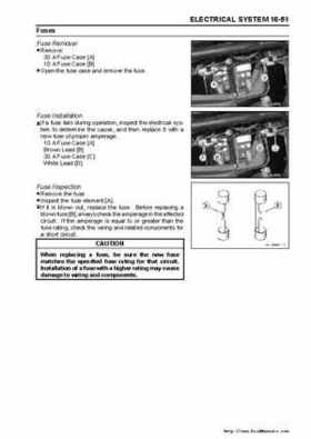 2005 Kawasaki KAF400 Mule 600 and Mule 610 4x4 Service Manual, Page 381