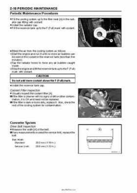 2005 Kawasaki KAF620 Mule 3010 Trans 4x4 Service Manual, Page 36