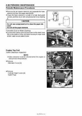 2005 Kawasaki KAF620 Mule 3010 Trans 4x4 Service Manual, Page 38