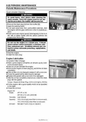 2005 Kawasaki KAF620 Mule 3010 Trans 4x4 Service Manual, Page 40
