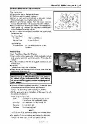 2005 Kawasaki KAF620 Mule 3010 Trans 4x4 Service Manual, Page 43