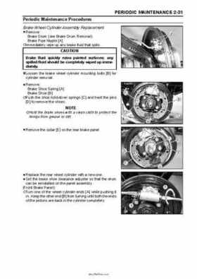 2005 Kawasaki KAF620 Mule 3010 Trans 4x4 Service Manual, Page 49