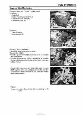 2005 Kawasaki KAF620 Mule 3010 Trans 4x4 Service Manual, Page 67