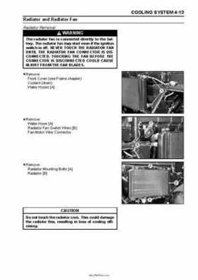 2005 Kawasaki KAF620 Mule 3010 Trans 4x4 Service Manual, Page 95