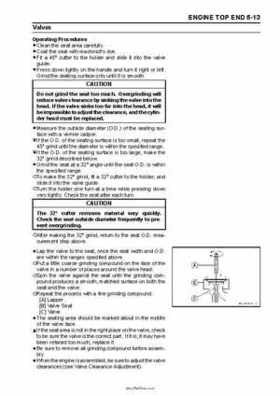 2005 Kawasaki KAF620 Mule 3010 Trans 4x4 Service Manual, Page 114
