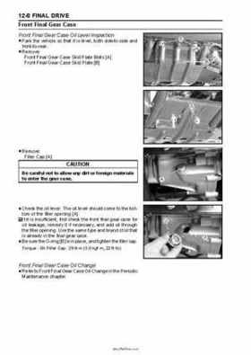 2005 Kawasaki KAF620 Mule 3010 Trans 4x4 Service Manual, Page 229
