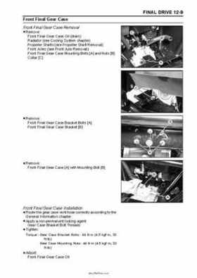 2005 Kawasaki KAF620 Mule 3010 Trans 4x4 Service Manual, Page 230