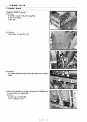 2005 Kawasaki KAF620 Mule 3010 Trans 4x4 Service Manual, Page 249