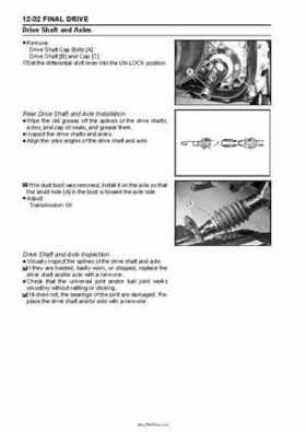 2005 Kawasaki KAF620 Mule 3010 Trans 4x4 Service Manual, Page 253