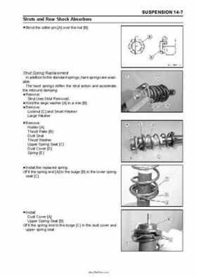 2005 Kawasaki KAF620 Mule 3010 Trans 4x4 Service Manual, Page 286