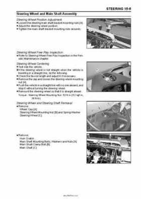 2005 Kawasaki KAF620 Mule 3010 Trans 4x4 Service Manual, Page 297