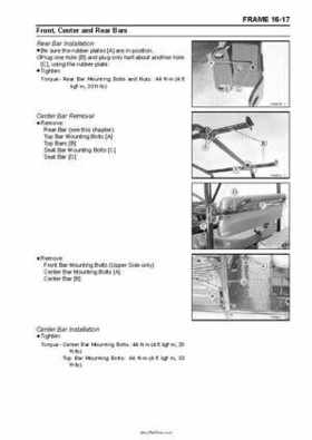 2005 Kawasaki KAF620 Mule 3010 Trans 4x4 Service Manual, Page 320