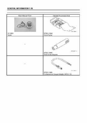 2007-2009 Kawasaki KFX50 service manual, Page 13