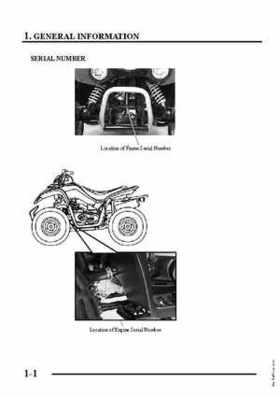 2007-2009 Kawasaki KFX50 service manual, Page 17