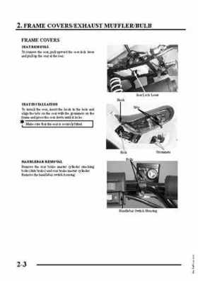 2007-2009 Kawasaki KFX50 service manual, Page 45