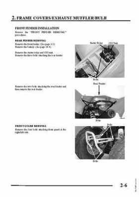 2007-2009 Kawasaki KFX50 service manual, Page 48
