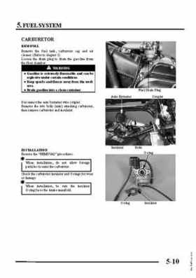 2007-2009 Kawasaki KFX50 service manual, Page 96