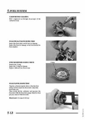 2007-2009 Kawasaki KFX50 service manual, Page 99