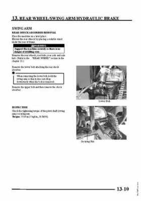 2007-2009 Kawasaki KFX50 service manual, Page 191