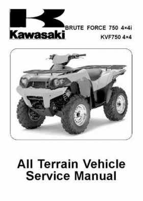 2008-2009 Kawasaki Brute Force 750 4x4i KVF750 4x4 Service Manual, Page 1