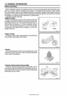2008-2009 Kawasaki Brute Force 750 4x4i KVF750 4x4 Service Manual, Page 10