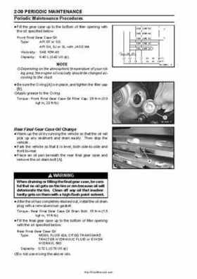 2008-2009 Kawasaki Brute Force 750 4x4i KVF750 4x4 Service Manual, Page 50
