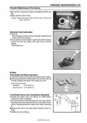 2008-2009 Kawasaki Brute Force 750 4x4i KVF750 4x4 Service Manual, Page 51