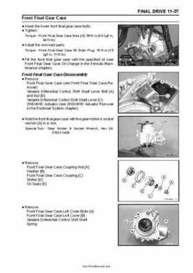 2008-2009 Kawasaki Brute Force 750 4x4i KVF750 4x4 Service Manual, Page 350