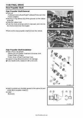 2008-2009 Kawasaki Brute Force 750 4x4i KVF750 4x4 Service Manual, Page 365