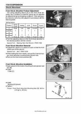 2008-2009 Kawasaki Brute Force 750 4x4i KVF750 4x4 Service Manual, Page 418