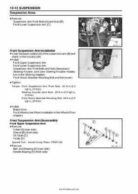 2008-2009 Kawasaki Brute Force 750 4x4i KVF750 4x4 Service Manual, Page 422