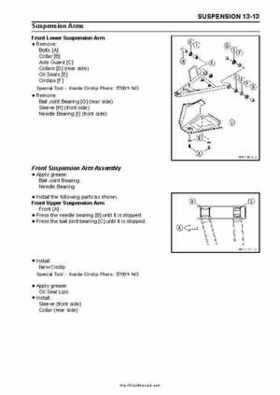 2008-2009 Kawasaki Brute Force 750 4x4i KVF750 4x4 Service Manual, Page 423