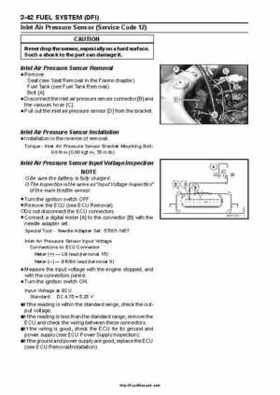 2008-2010 Kawasaki KFX450R Factory Service Manual, Page 99